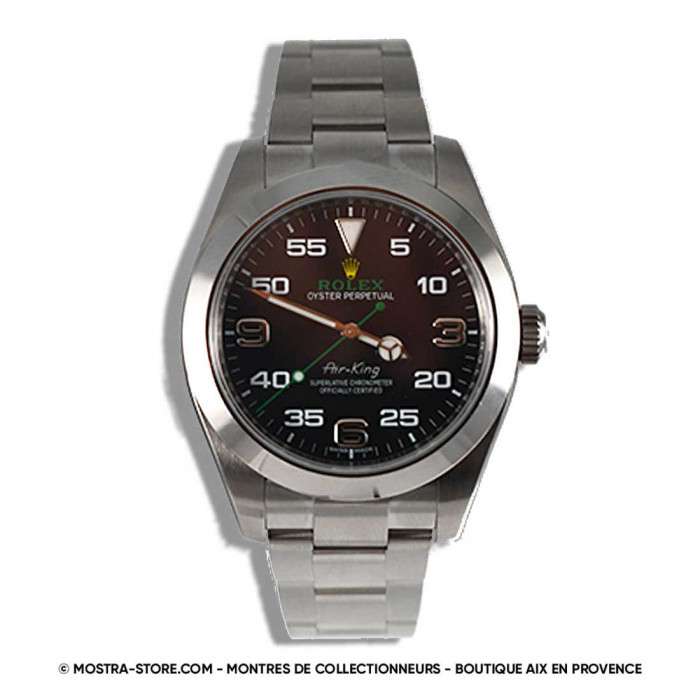 Rolex airking green arrow papers set