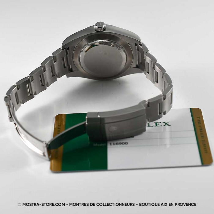 Rolex airking green arrow papers set