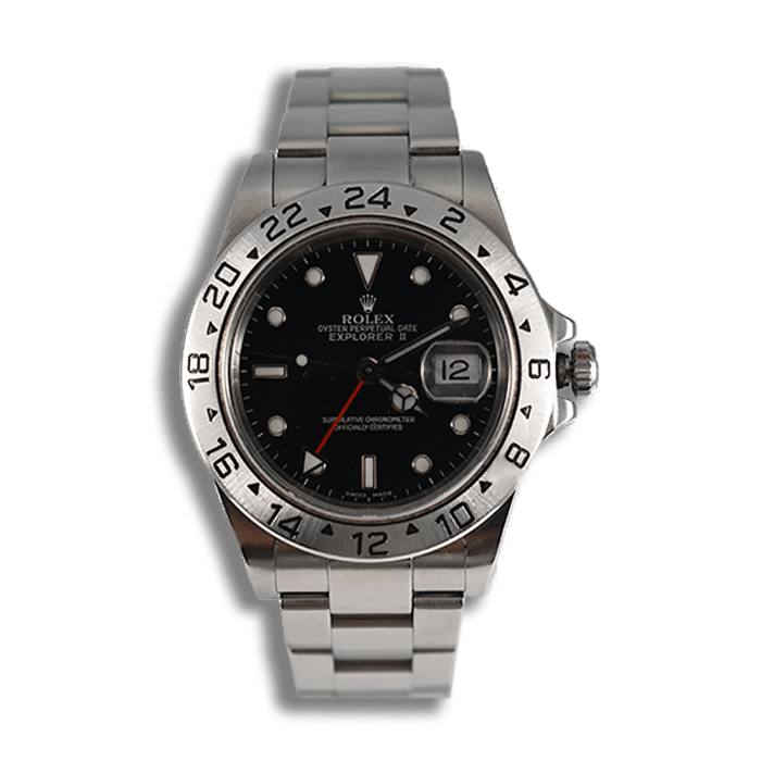 Rolex explorer 2 cadran noir avec papiers rolex d'origine