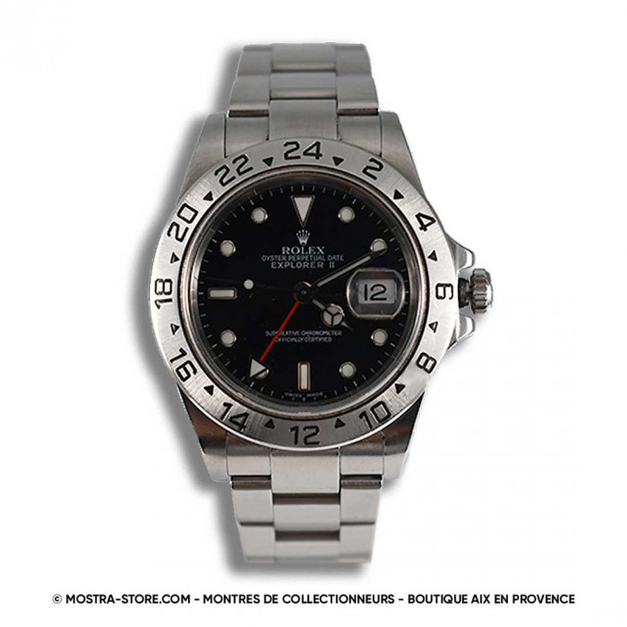 Rolex explorer 2 cadran noir avec papiers rolex d'origine