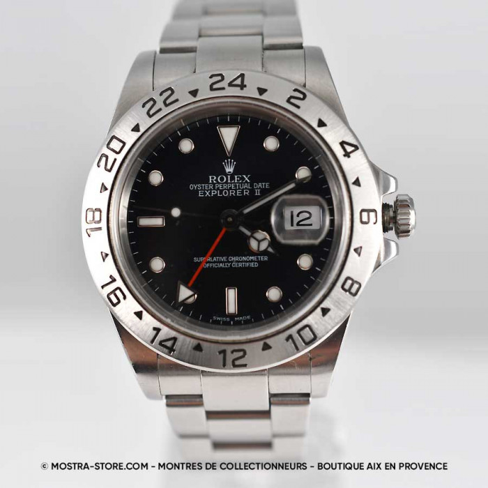 Rolex explorer 2 cadran noir avec papiers rolex d'origine