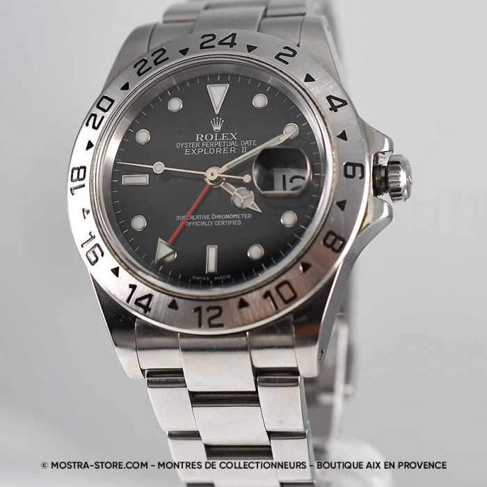 Rolex explorer 2 cadran noir avec papiers rolex d'origine