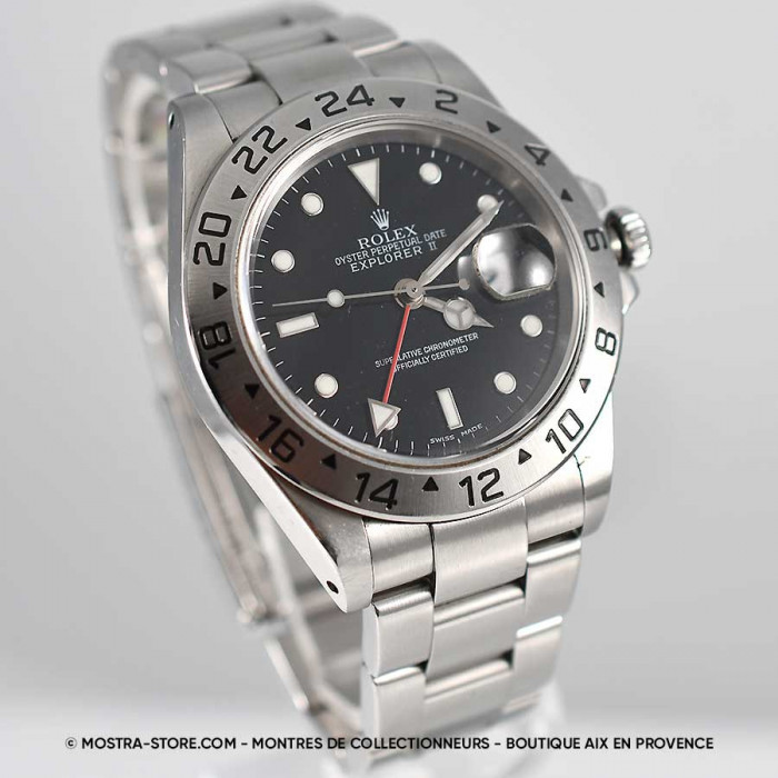 Rolex explorer 2 cadran noir avec papiers rolex d'origine
