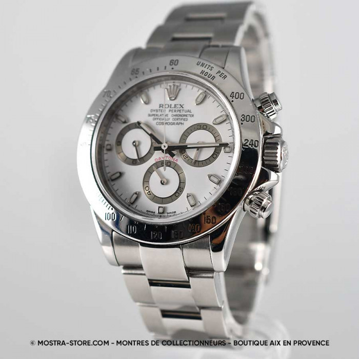 Rolex daytona aph cosmograph blanc fullset