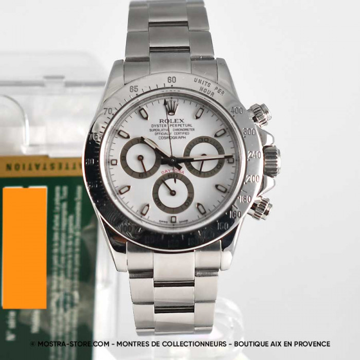 Rolex daytona aph cosmograph blanc fullset