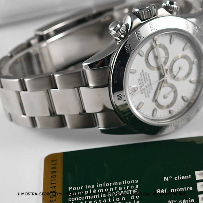 Rolex daytona aph cosmograph blanc fullset