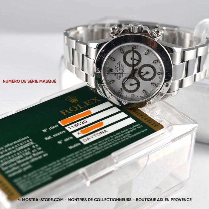 Rolex daytona aph cosmograph blanc fullset
