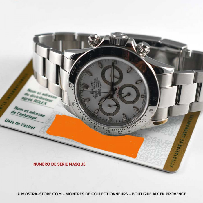 Rolex daytona aph cosmograph blanc fullset