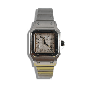 Cartier santos galbée lady acier