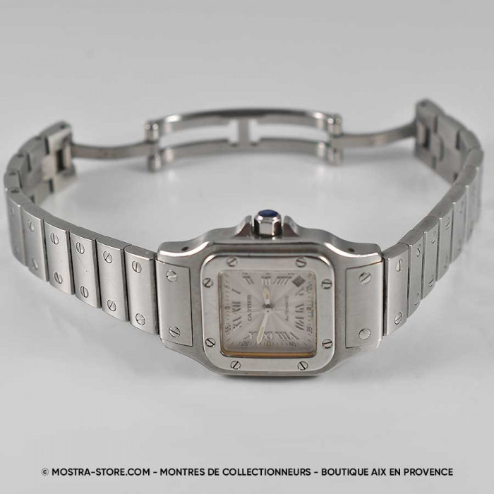 Cartier santos galbée lady steel