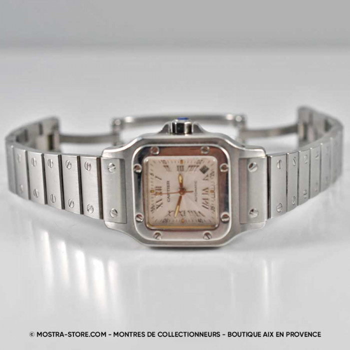 Cartier santos galbée lady steel