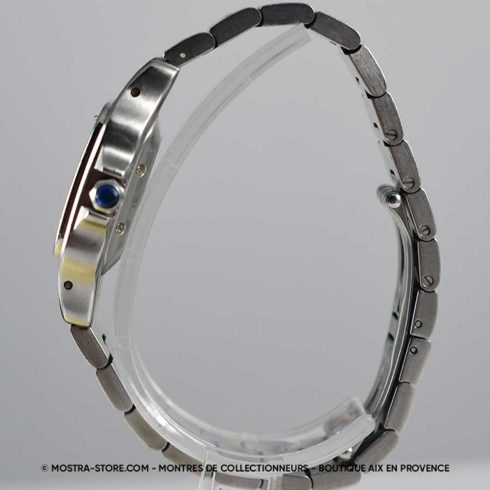 Cartier santos galbée lady steel