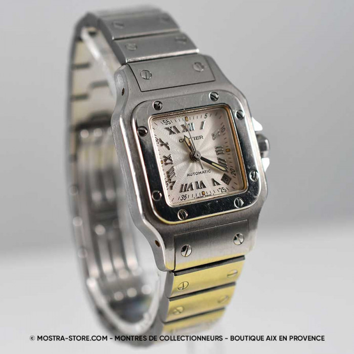 Cartier santos galbée lady steel