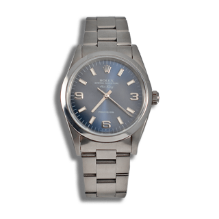 Rolex oyster perpetual airking 3 6 9 blue dial