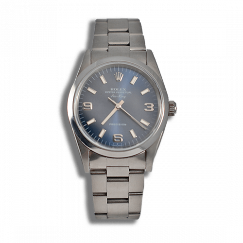 oyster perpetual airking 3 6 9 blue dial