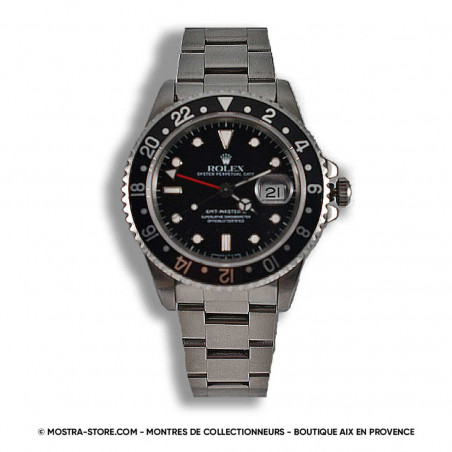 rolex-femme-montre-vintage-16710-gmt-master-2-tritium-noire-aix-en-provence-paris-toulouse-occasion-homme