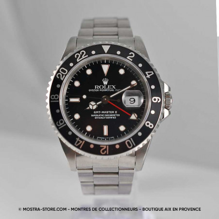 rolex-femme-montre-vintage-16710-gmt-master-2-tritium-noire-aix-en-provence-paris-toulouse-occasion-homme-geneve-bruxelles