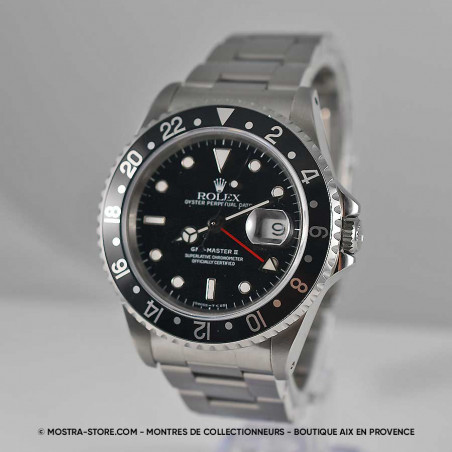 rolex-femme-montre-vintage-16710-gmt-master-2-tritium-noire-aix-en-provence-paris-toulouse-occasion-menton-hyeres-toulon