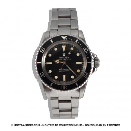 rolex-submariner-5513-occasion-montre-vintage-homme-femme-mostra-store-boutique-aix-en-provence-paris-toulon