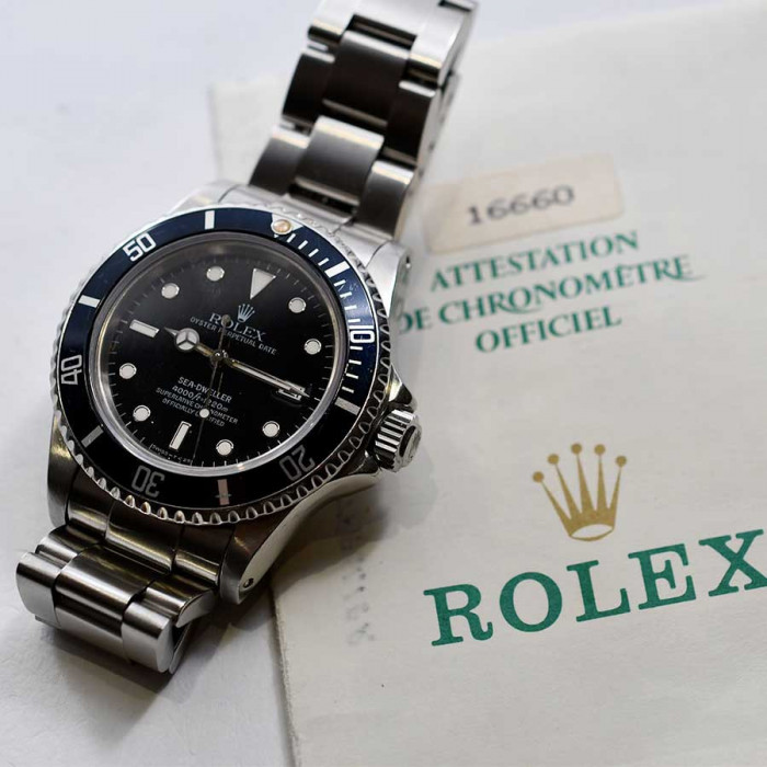 Rolex sea-dweller transition triple six serie 8XX