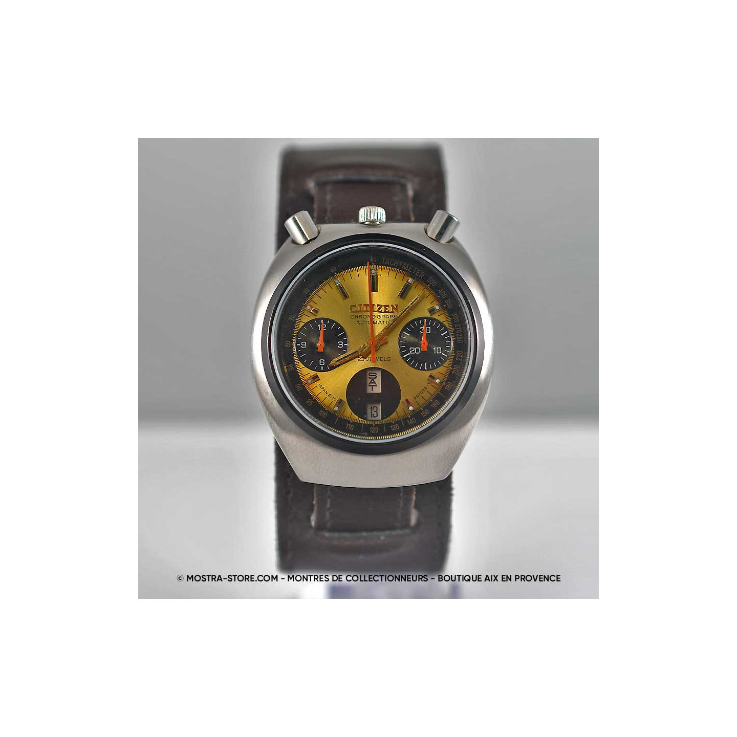 Pre-owned Citizen Bull Head 8110 Brad Pitt vintagewatch