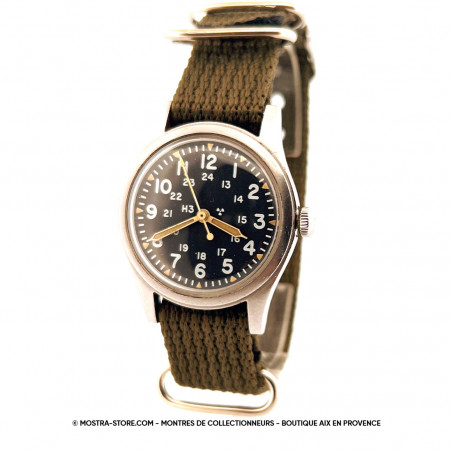 montre-hamilton-montre-militaire-H3-pilote-vintage-occasion-usnavy-boutique-montre-collection-aviation-zurich-annecy-paris