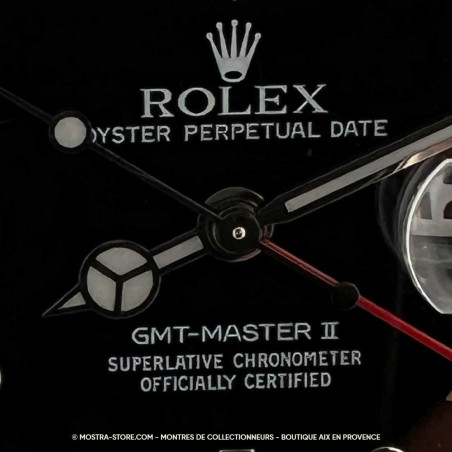 montre-homme rolex-16710-pepsi-gmt-master-2-boutique-montres-occasion-pre-owned-watches-aix-paris-detail-cadran
