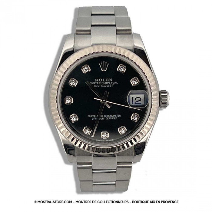 Rolex datejust 31 lady cadran brillants