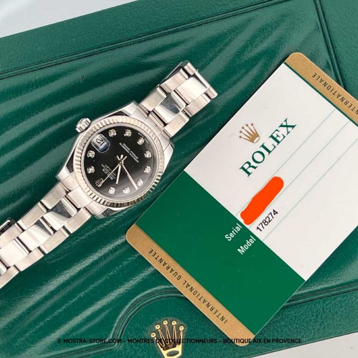 Rolex datejust 31 lady cadran brillants