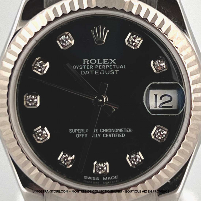 Rolex datejust 31 lady cadran brillants