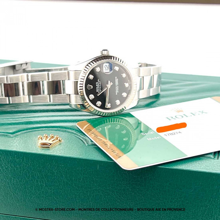 Rolex datejust 31 lady cadran brillants
