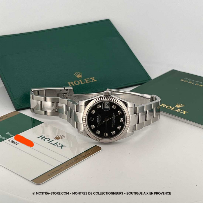 Rolex datejust 31 lady cadran brillants