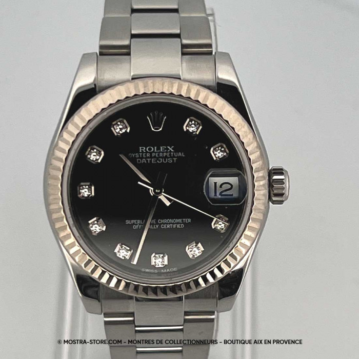 Rolex datejust 31 lady cadran brillants