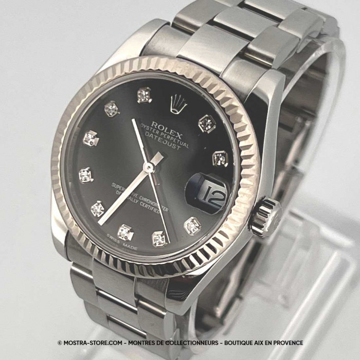 Rolex datejust 31 lady cadran brillants