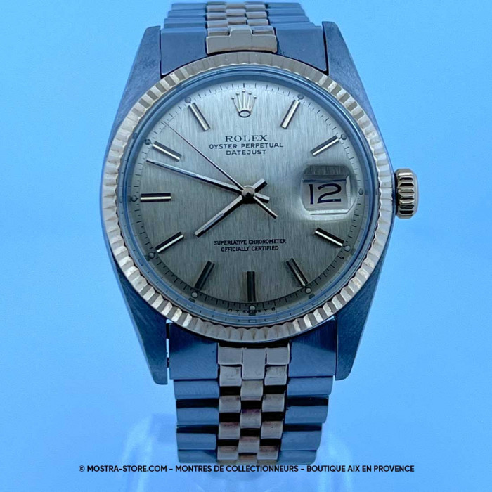 Rolex datejust 36 jubilé cadran index or