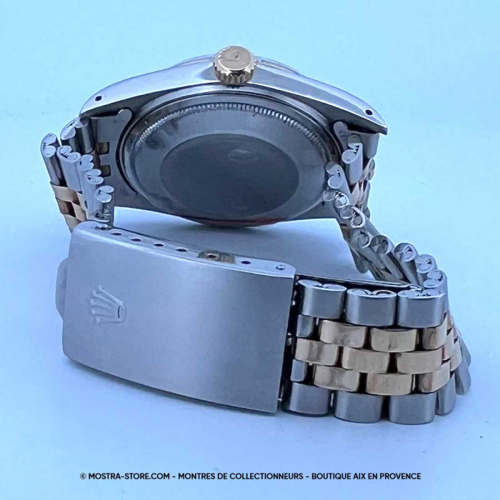 Rolex datejust 36 jubilé cadran index or