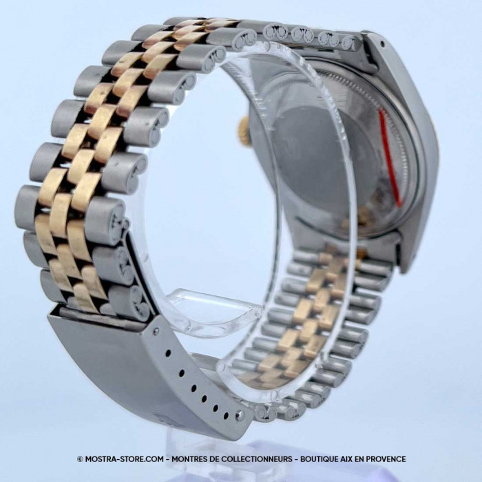 Rolex datejust 36 jubilé cadran index or