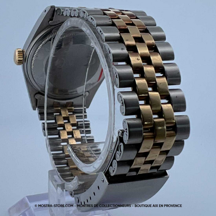 Rolex datejust 36 jubilé cadran index or