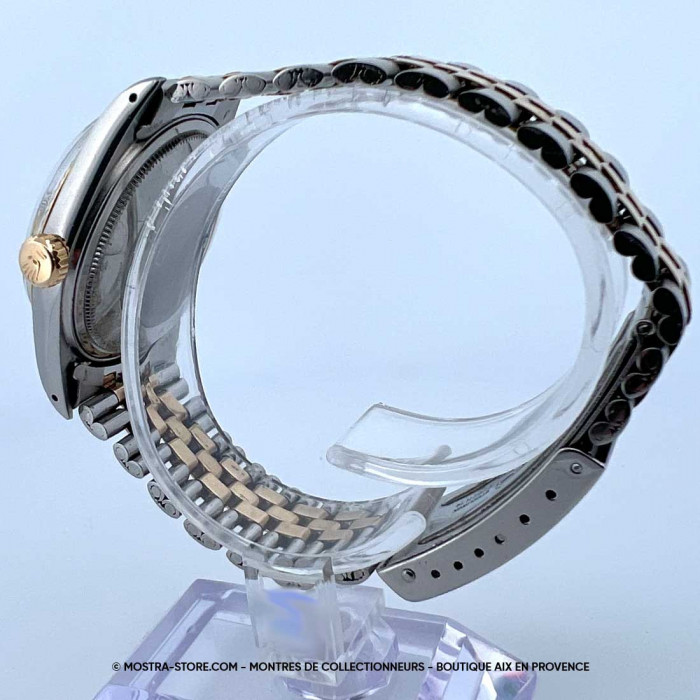 Rolex datejust 36 jubilé cadran index or