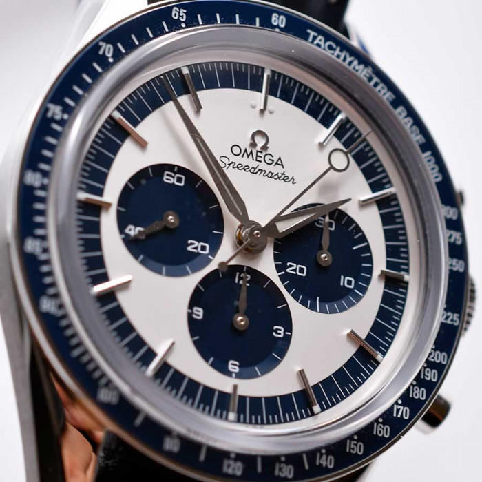 Omega speedmaster blue panda