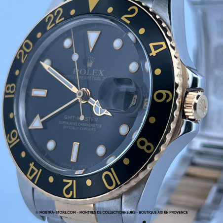 montre-rolex-gmt-master-or-et-acier-homme-femme-16753-occasion-pre-owned-watches-aix-paris-marseille-toulon-porto-veccio