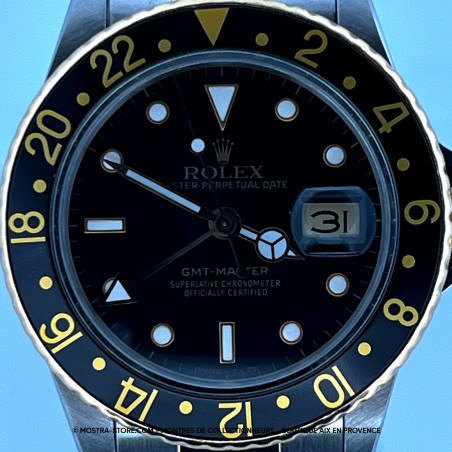 montre-rolex-gmt-master-or-et-acier-homme-femme-16753-occasion-pre-owned-watches-aix-paris-marseille-toulon-brest-metz-nancy