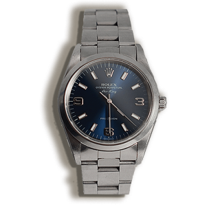 Rolex airking saphir bleu cadran 369