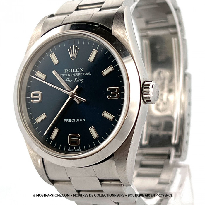 Rolex airking saphir bleu cadran 369