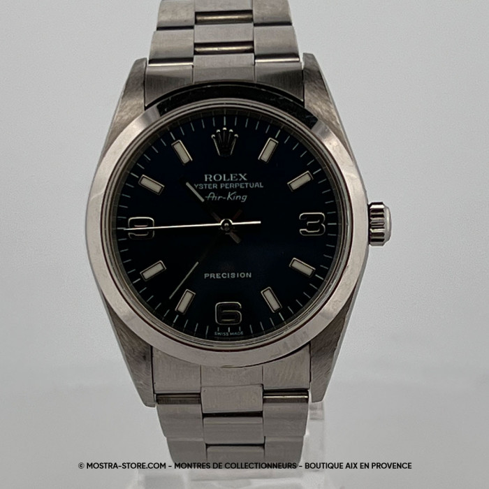 Rolex airking saphir bleu cadran 369