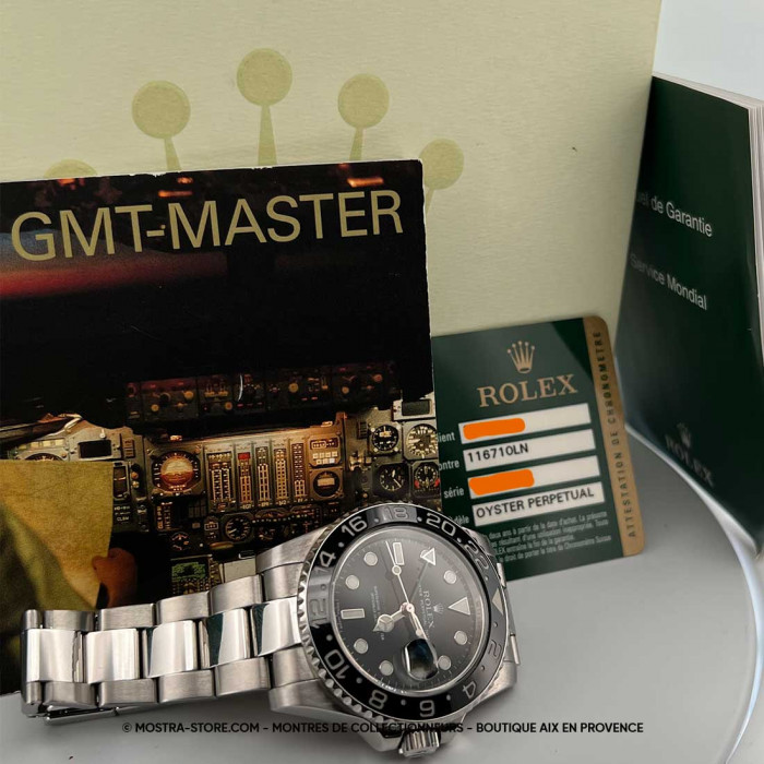 Rolex GMT Master 2 fullset facture ad france
