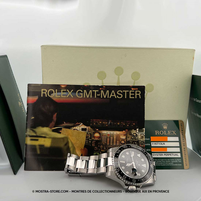 Rolex GMT Master 2 fullset facture ad france