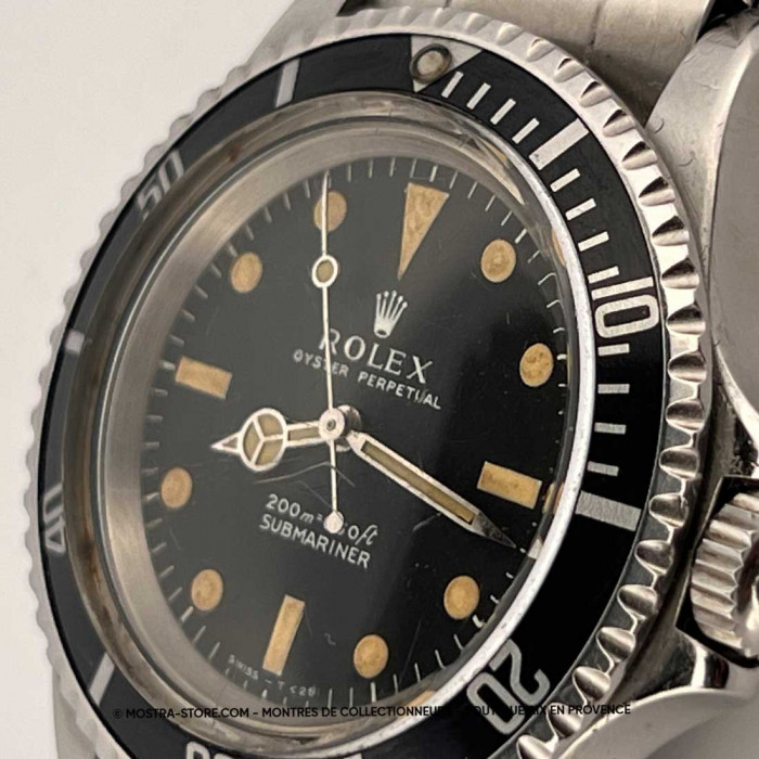 Rolex submariner 5513 meter first non serif fullset