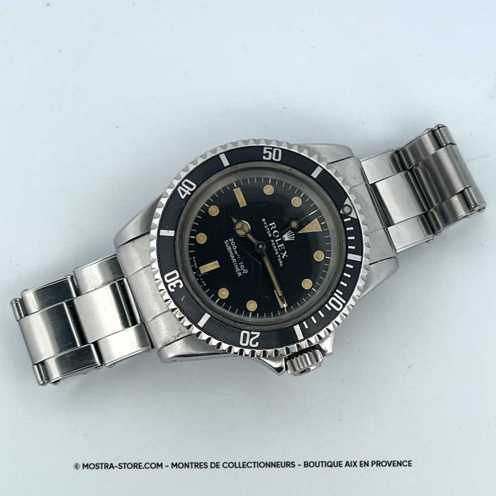 Rolex submariner 5513 meter first non serif fullset