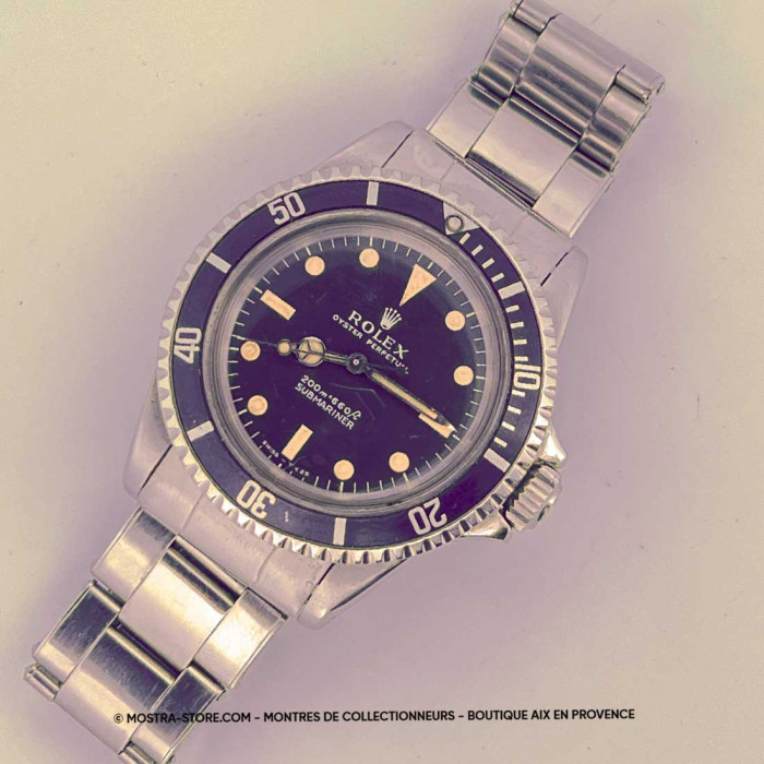 Rolex submariner 5513 meter first non serif fullset